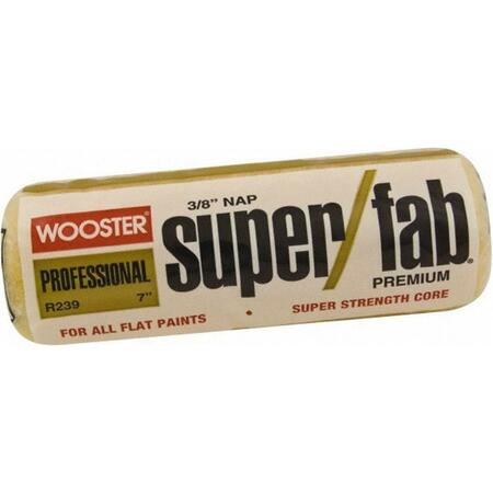 WOOSTER R239 7 in. Super Fab 0.37 in. Nap Roller Cover 71497660176